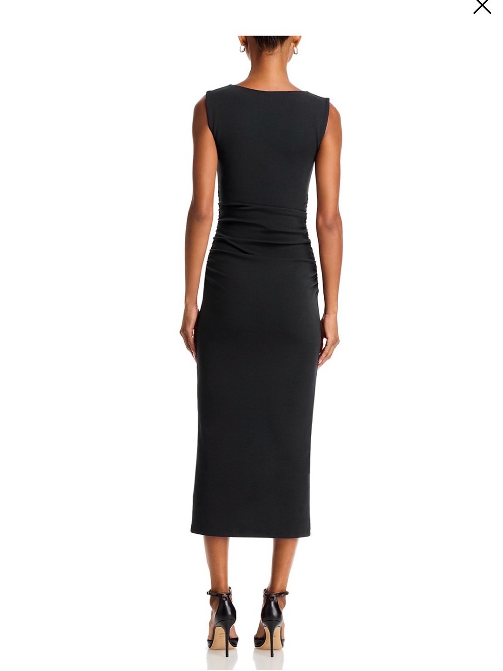 Veronica Beard Black Sleeveless Midi Charissa Dress size M NWT